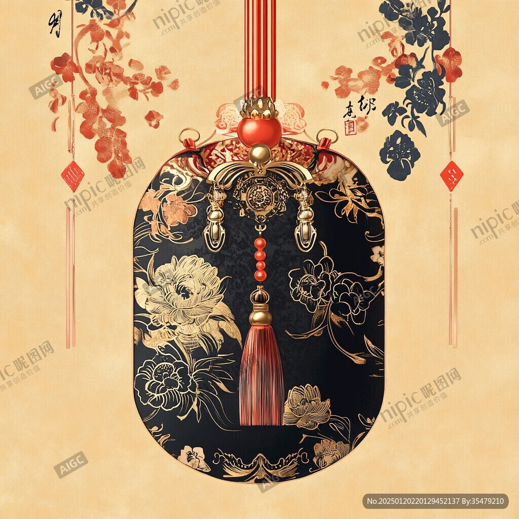 挂件插画