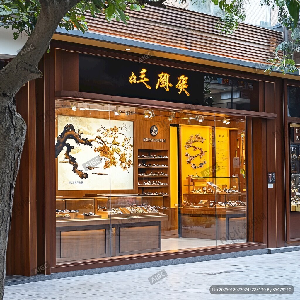首饰饰品店门头