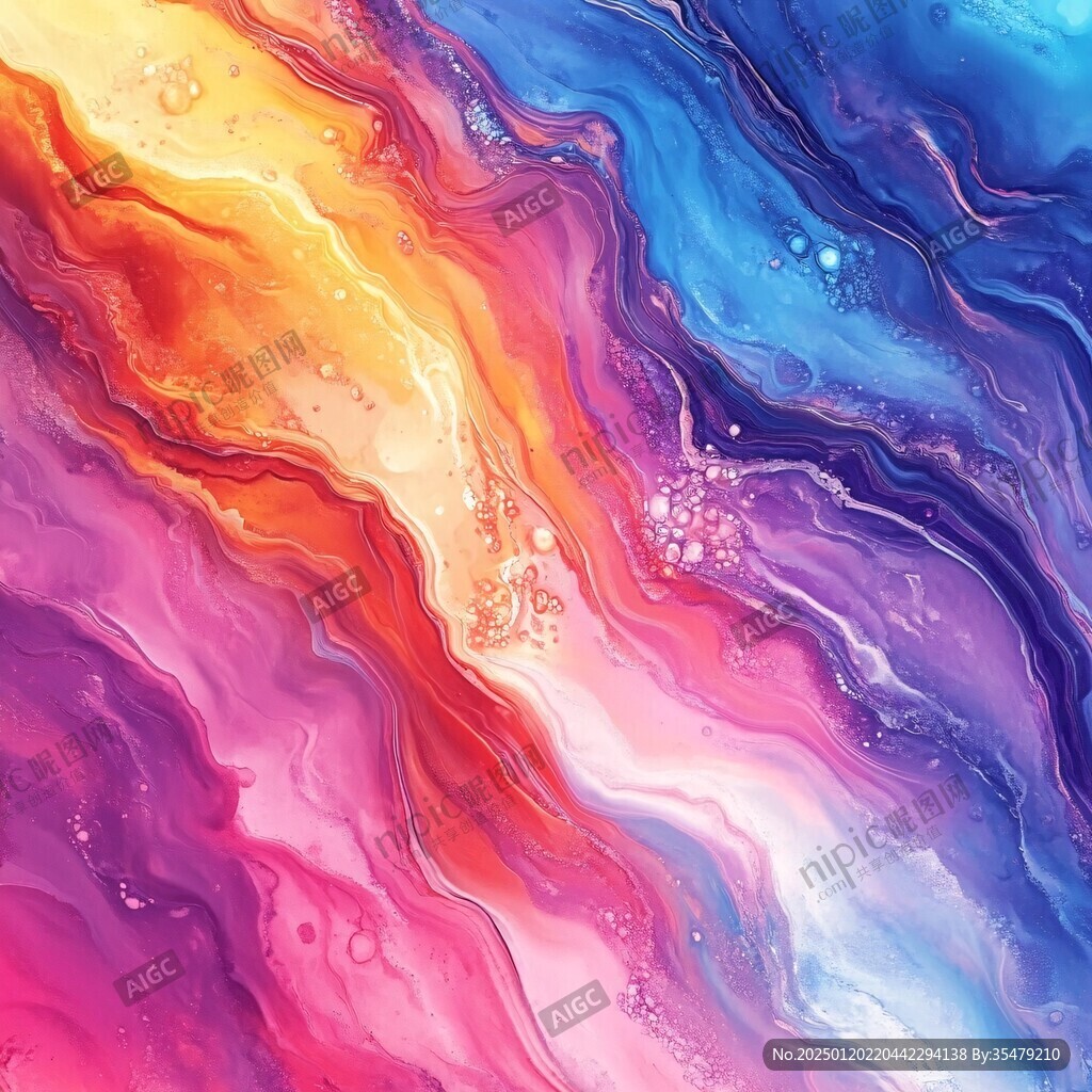 梦幻流体画