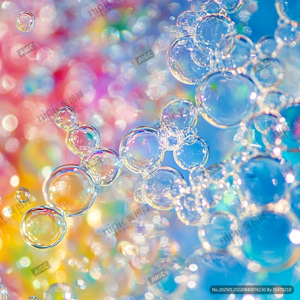 多彩泡泡液