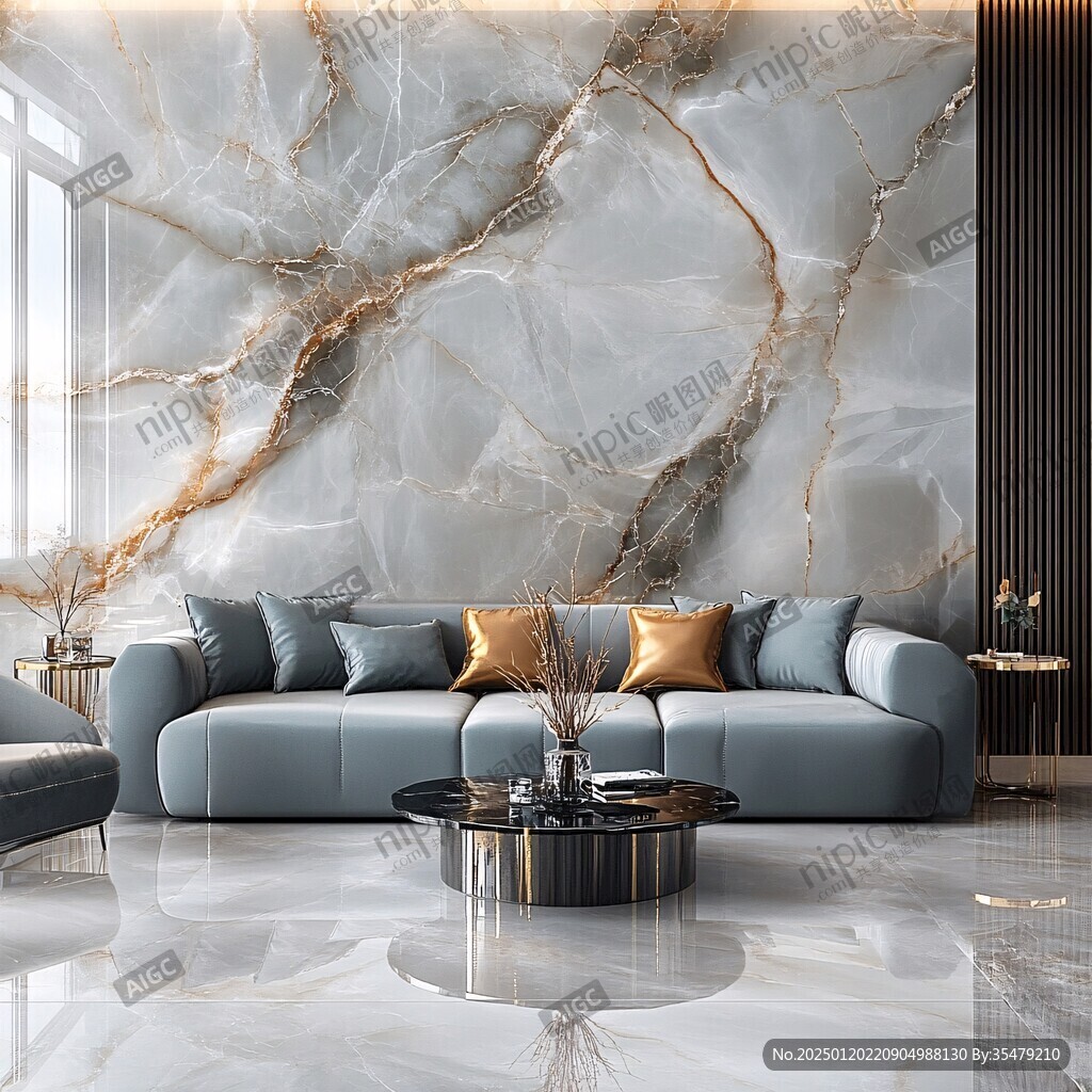 岩板客厅场景素材