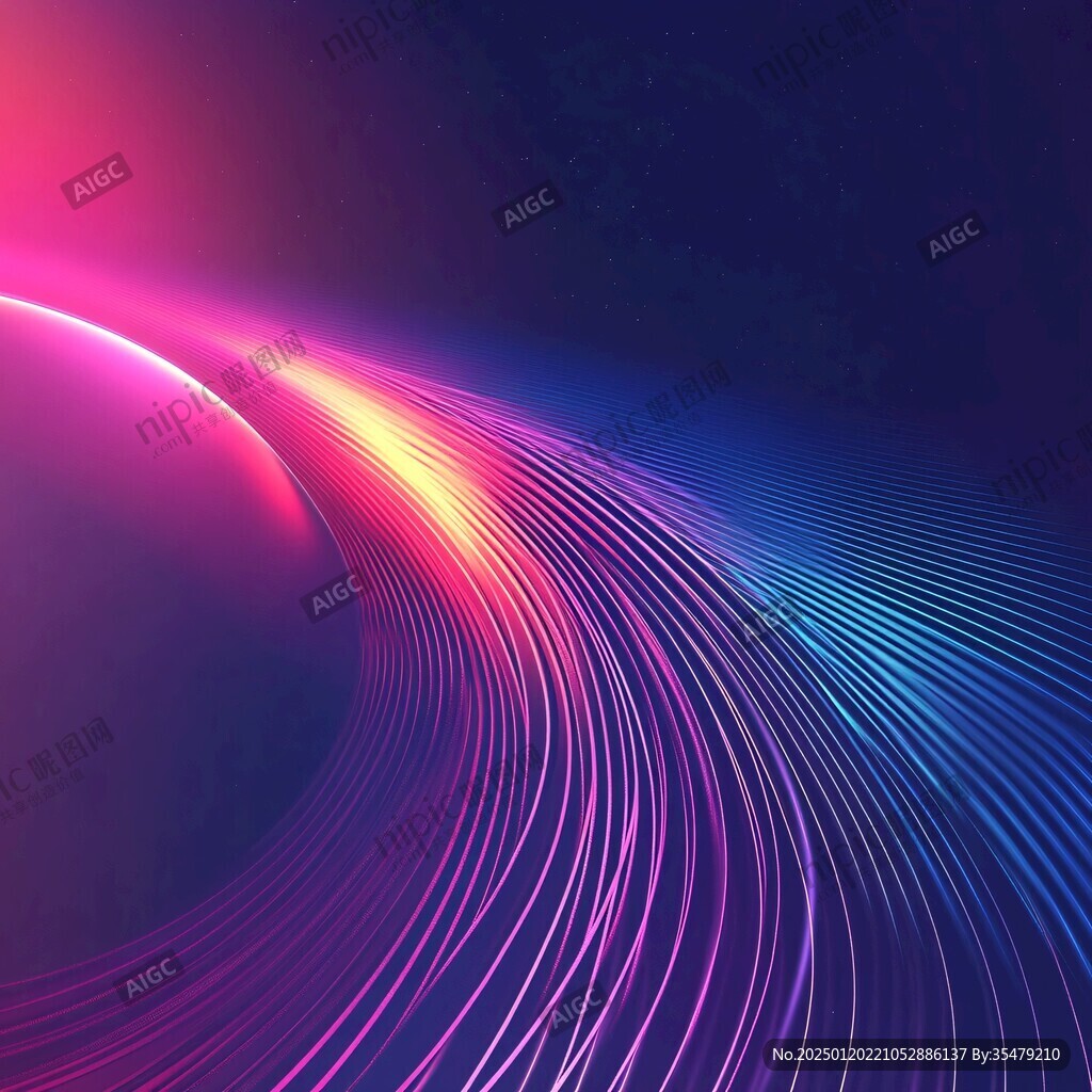 蓝红渐变科技