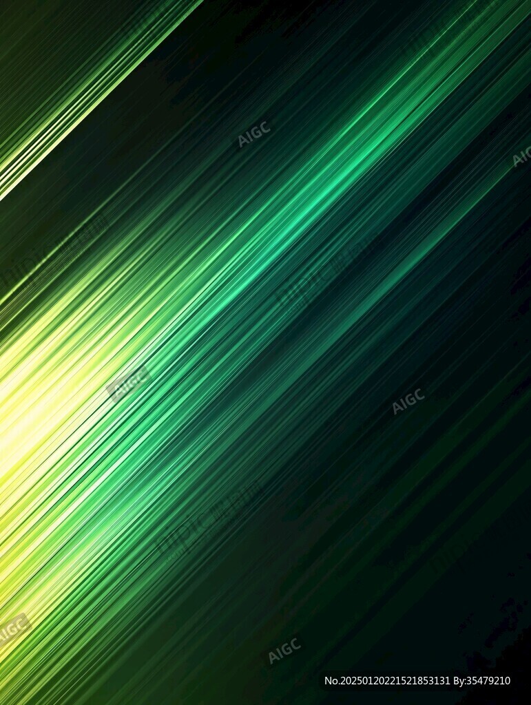 绿色渐变线条
