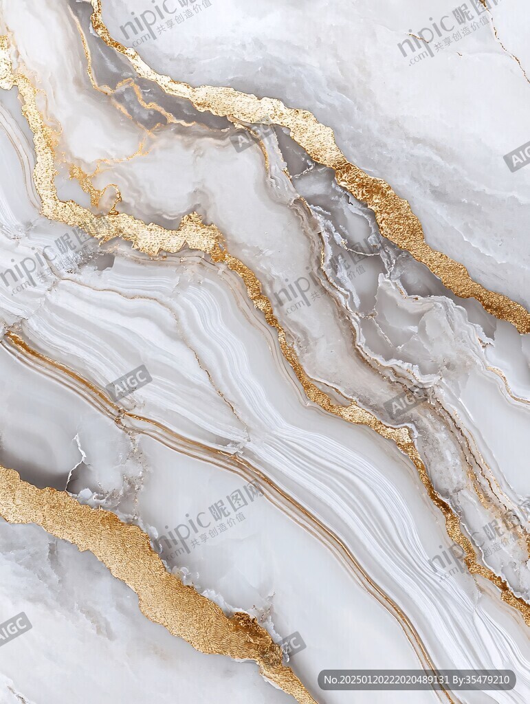 流体大理石金色素材