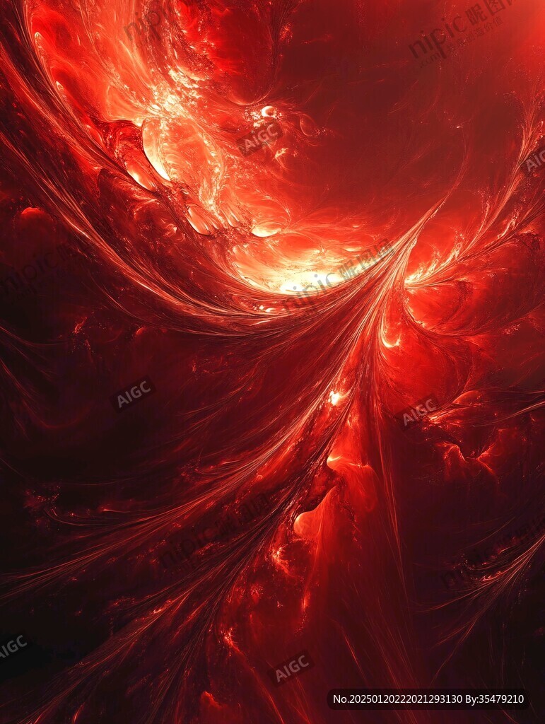 红色虚幻背景