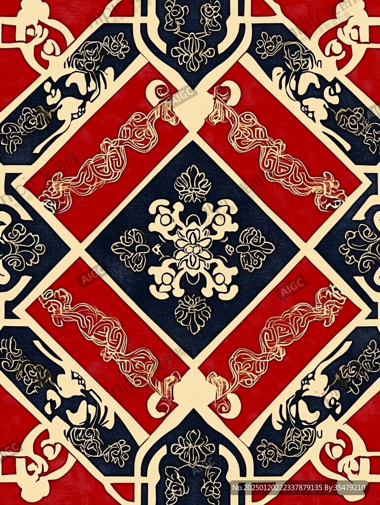 宫廷底纹