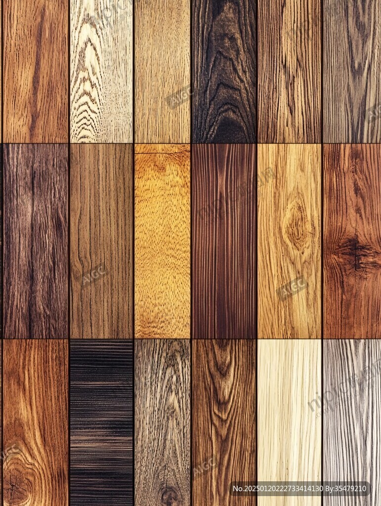 多种颜色木板木材