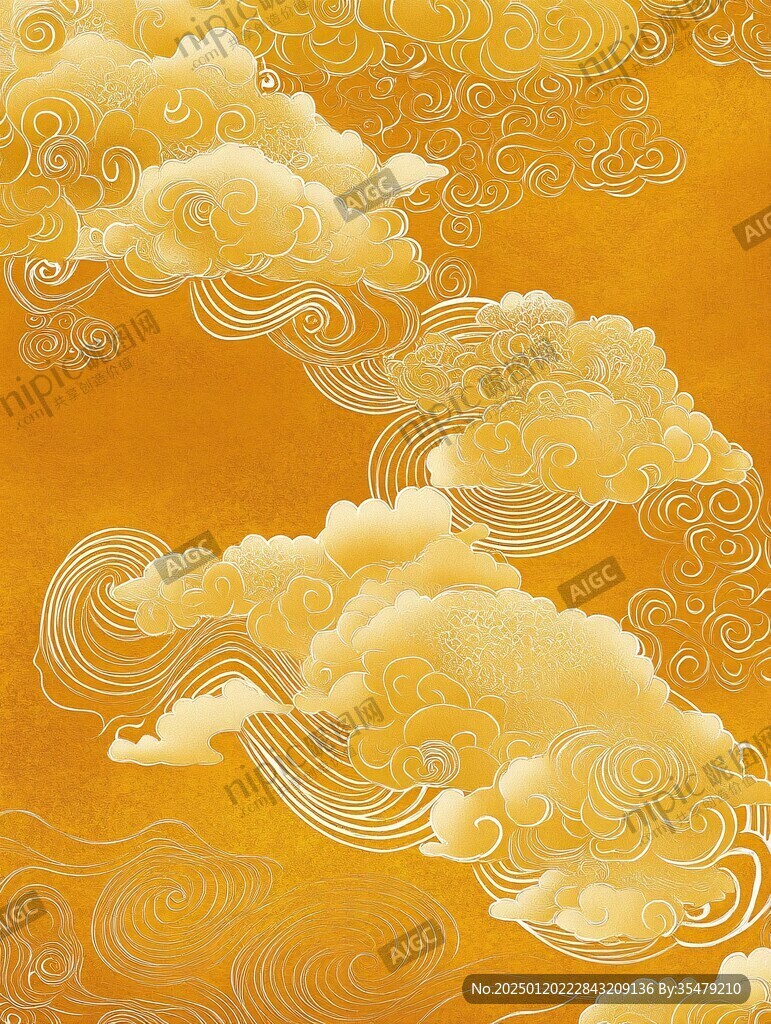 宋代云图高端云纹装饰
