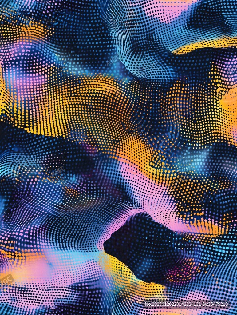 肌理彩色流体背景