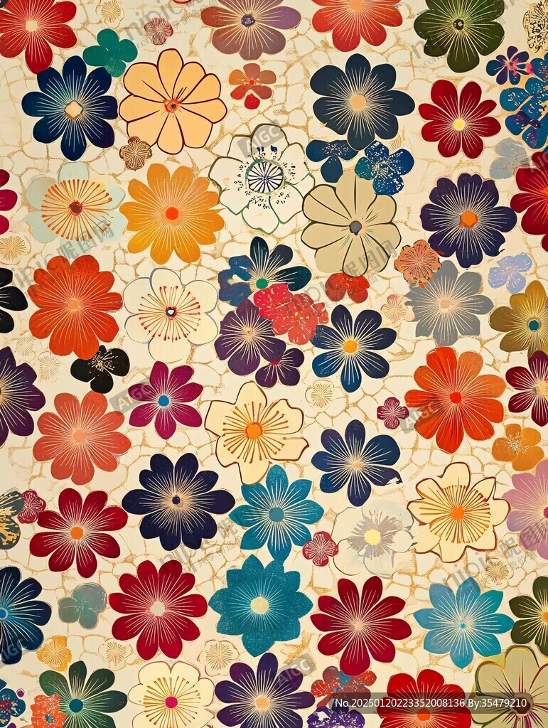 彩色碎花瓷砖