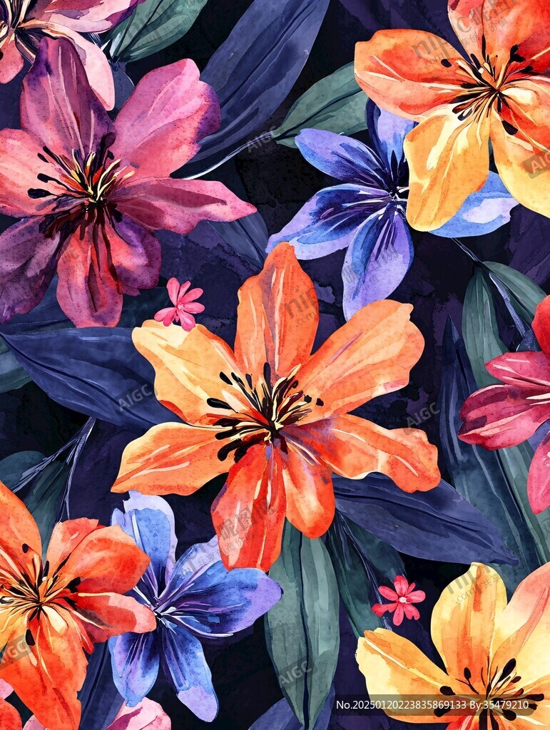 番红花包装插画