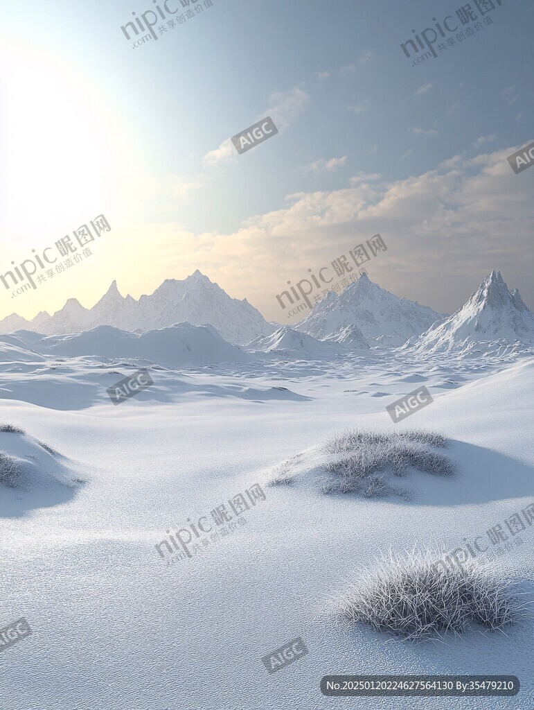冰天雪地背景