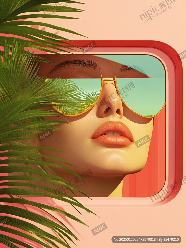 夏天高级海报