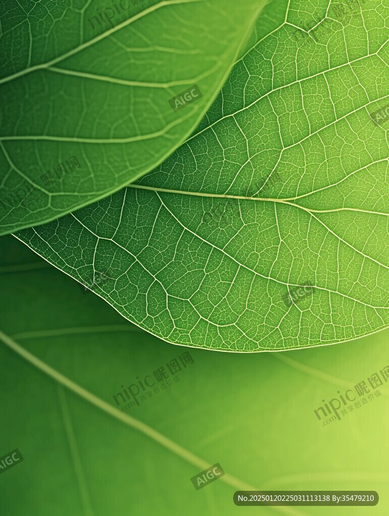 绿色壁纸叶脉植物