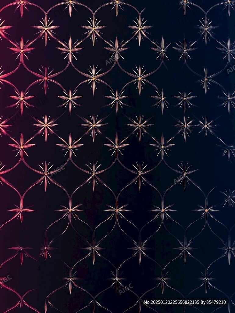 星光背景花型