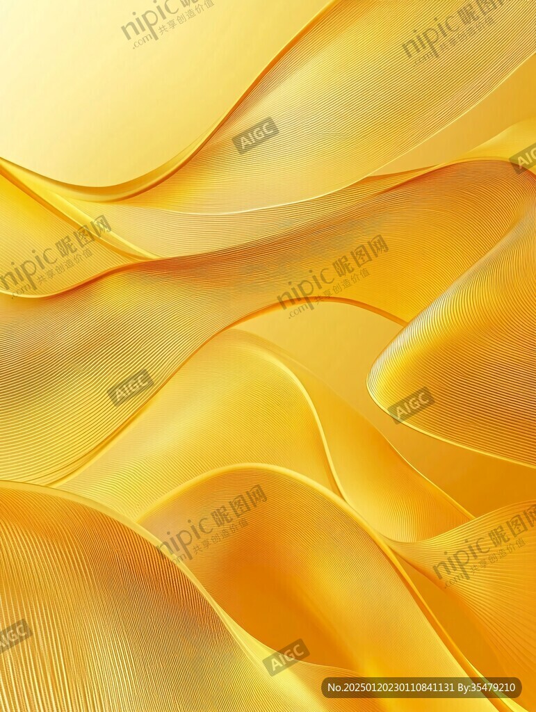 4d金色线条艺术