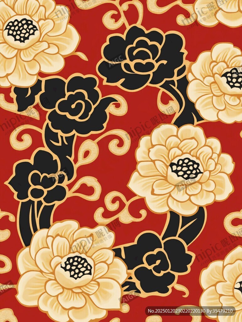 富贵底纹
