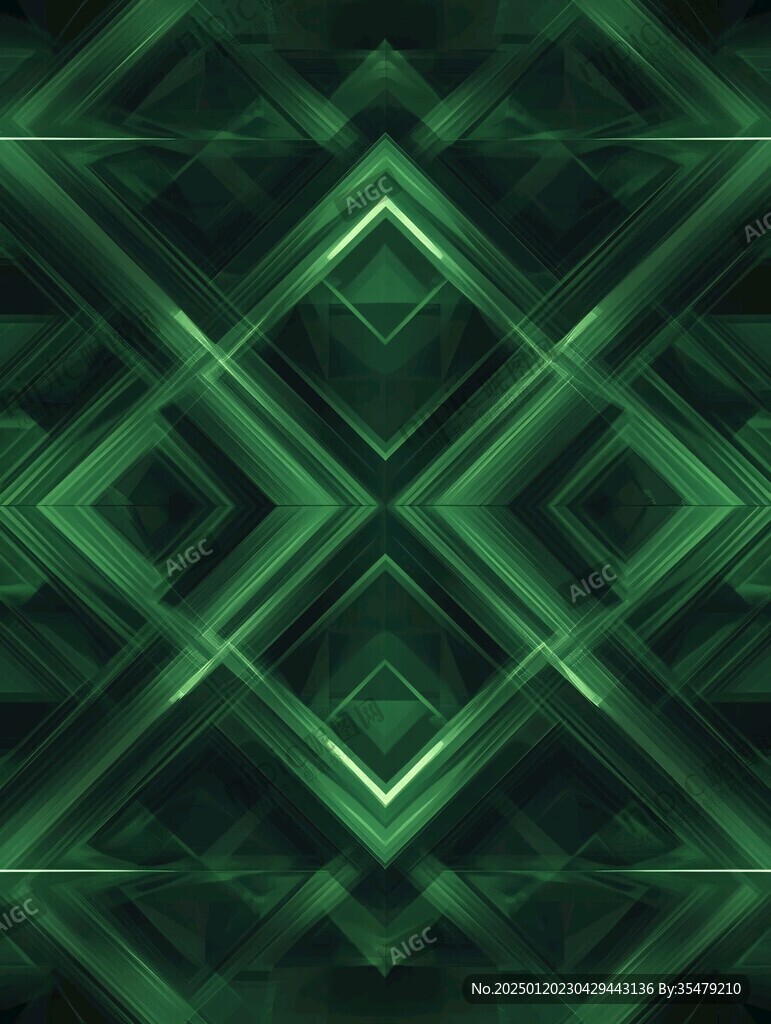 绿色炫酷3d背景