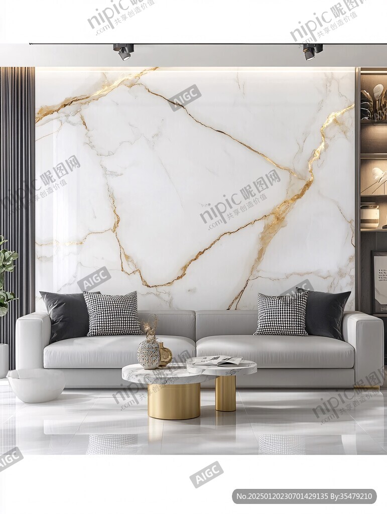 岩板客厅场景素材