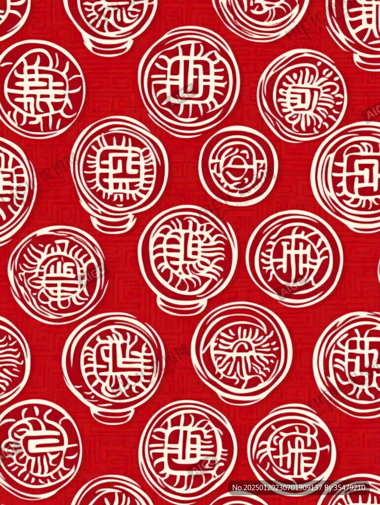 福气底纹
