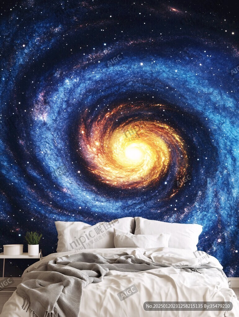 宇宙银河系背景墙