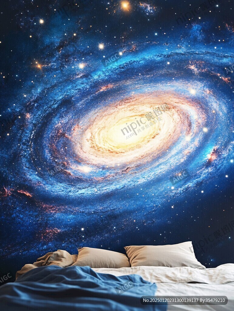 宇宙银河系背景墙