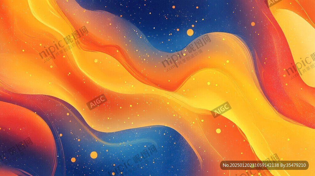 肌理彩色流体背景