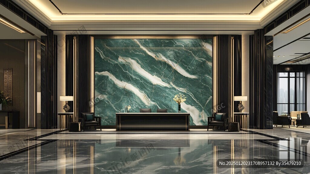 轻奢大理石背景墙