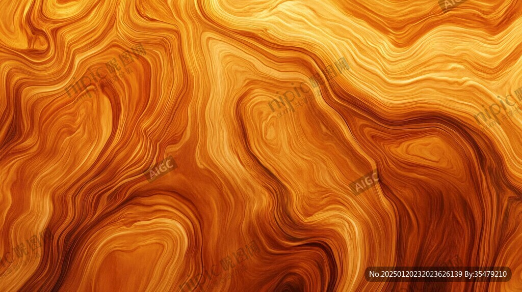 金色抽象流体纹理背景