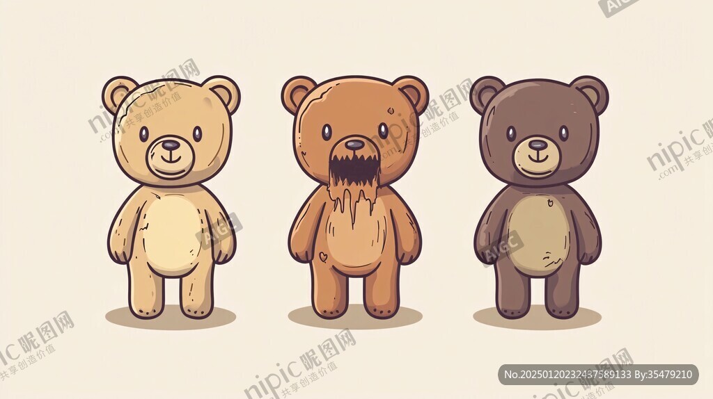 熊熊吉祥物设计