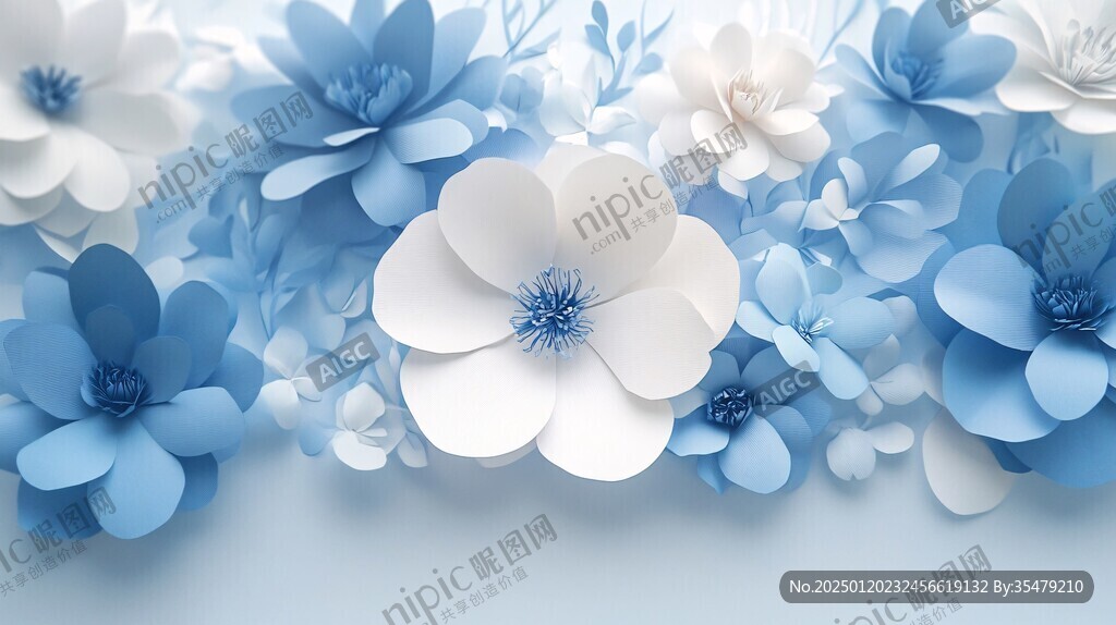 3d立体花壁纸
