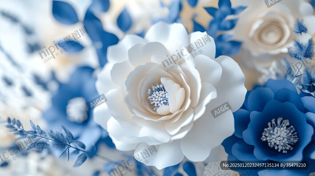 3d立体花壁纸