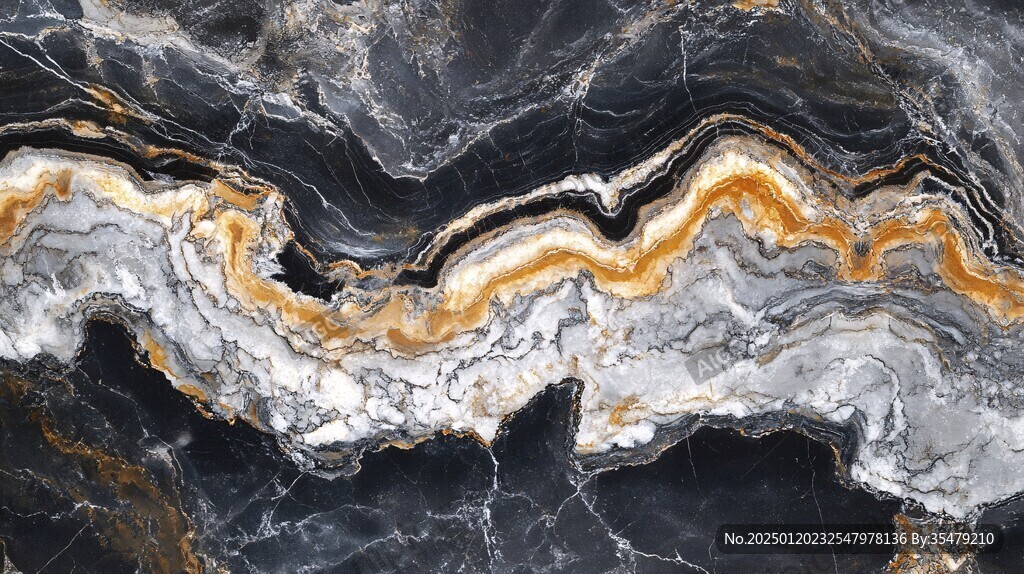 黄蓝相间大理石纹理