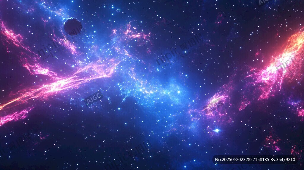 神秘绚丽宇宙