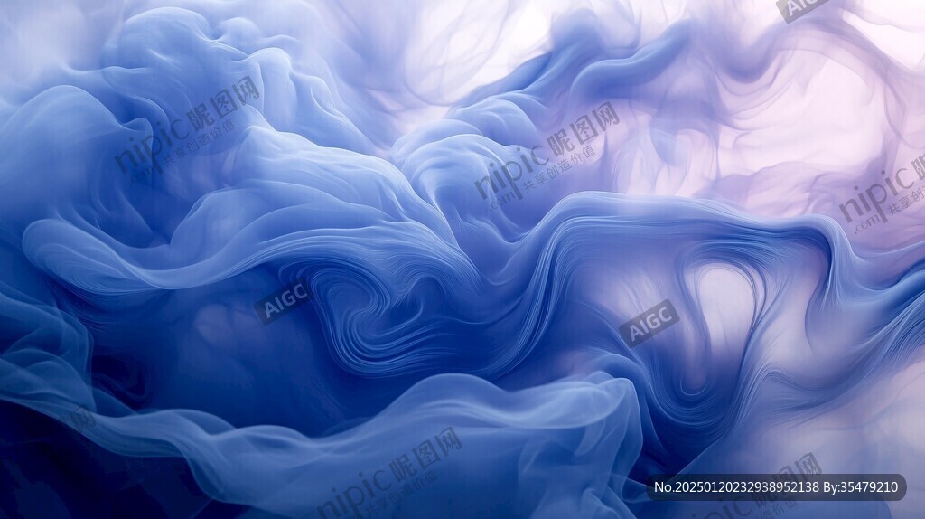 紫色梦幻流体画背景