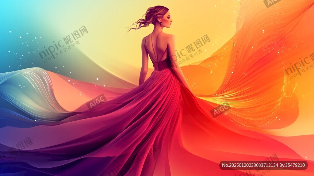 唯美飘逸活力梦幻