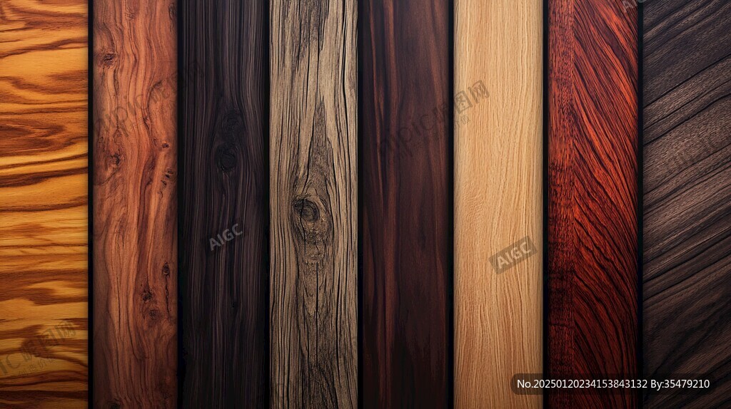 多种颜色木板木材