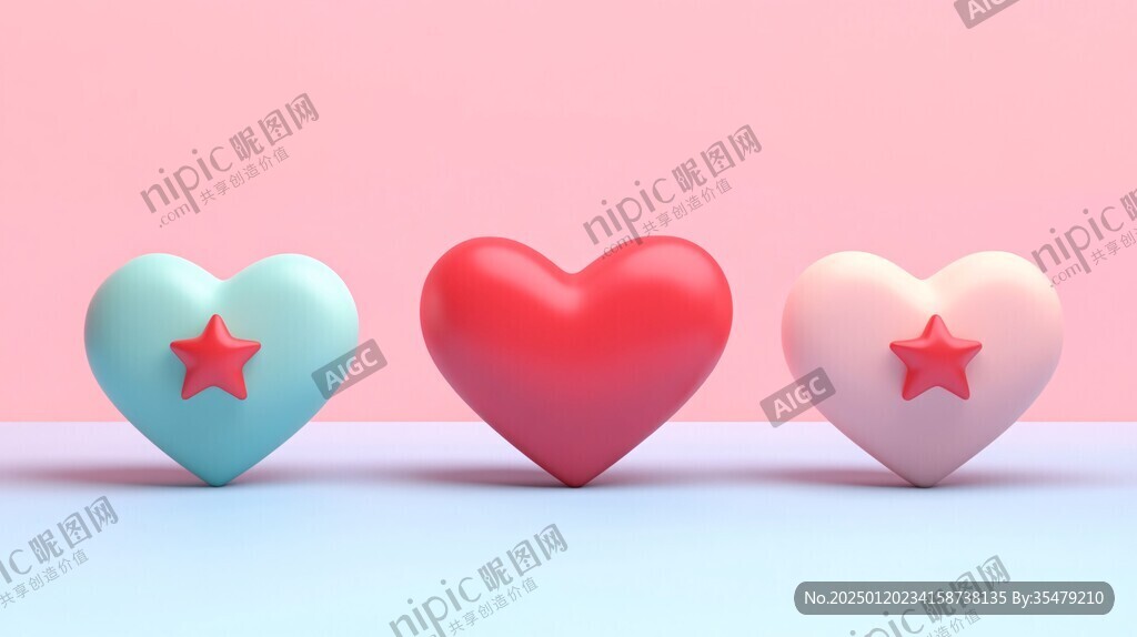 3d爱心