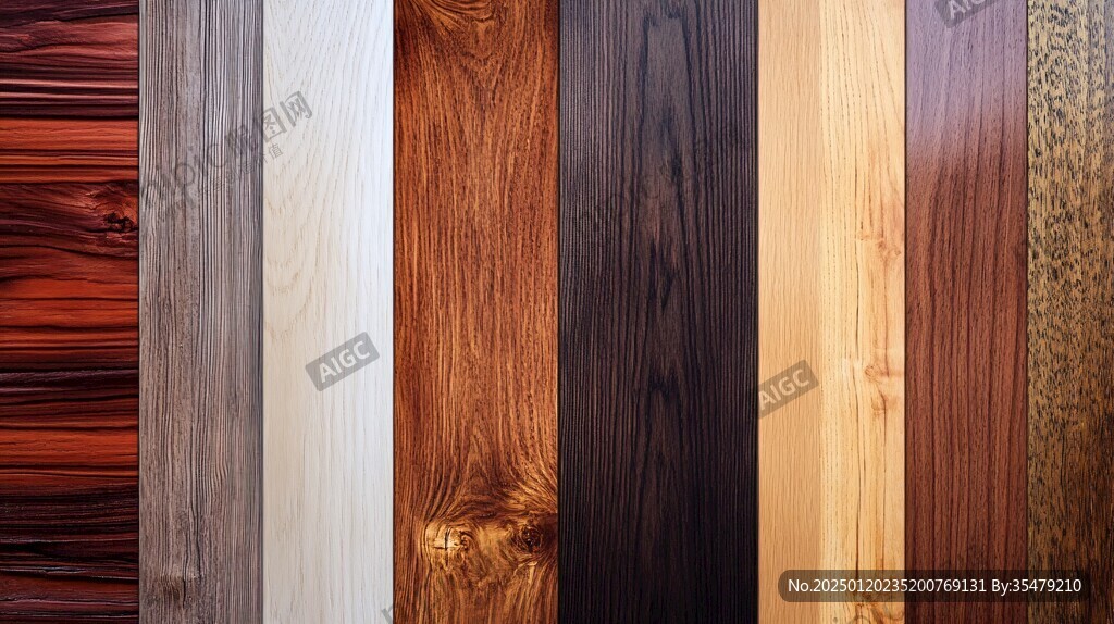 多种颜色木板木材