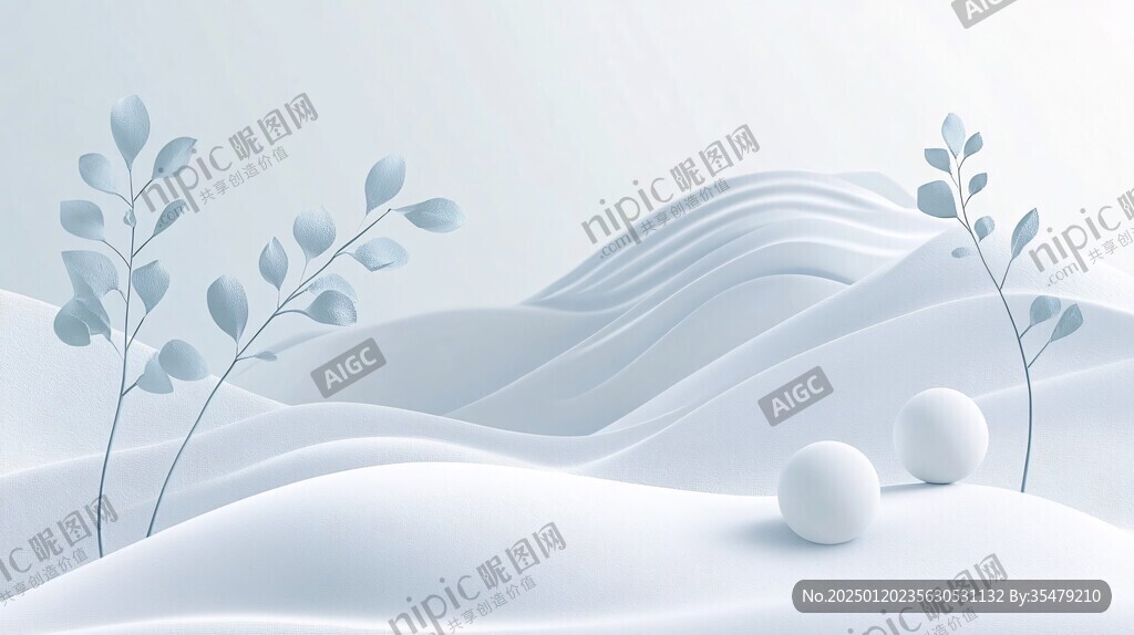 轻质感插画
