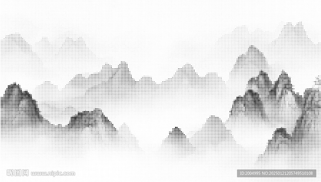 点阵山镂空图