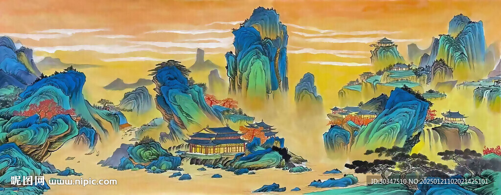 千里江山图
