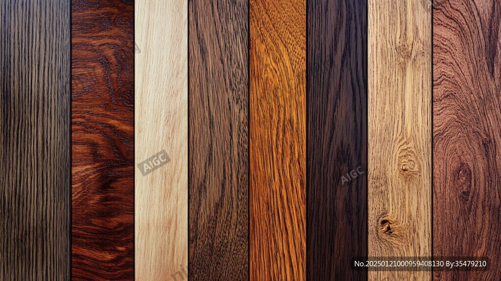 多种颜色木板木材