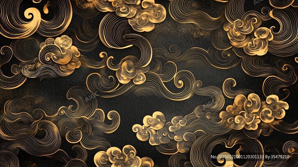 金银云纹
