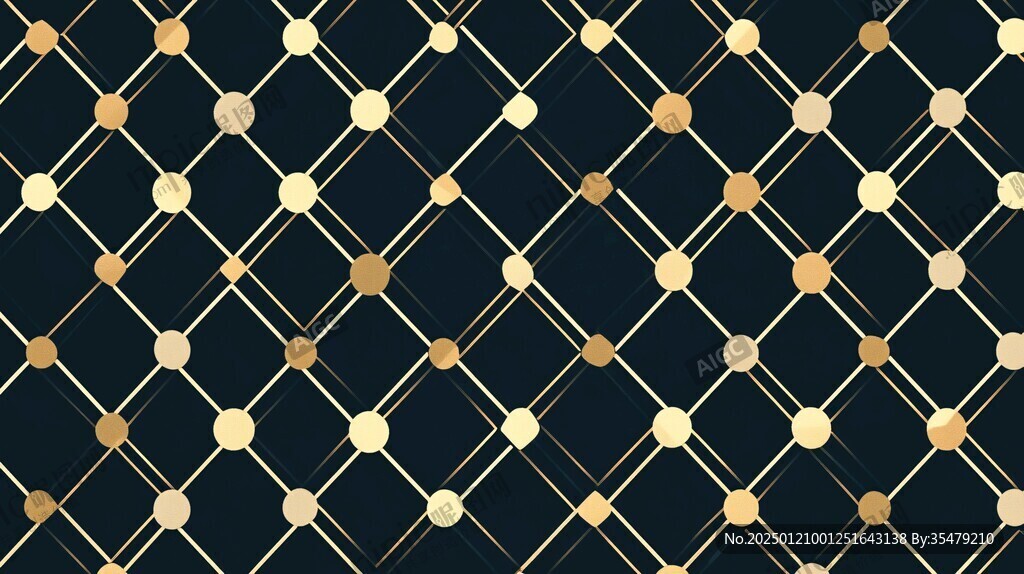 金色线条图案