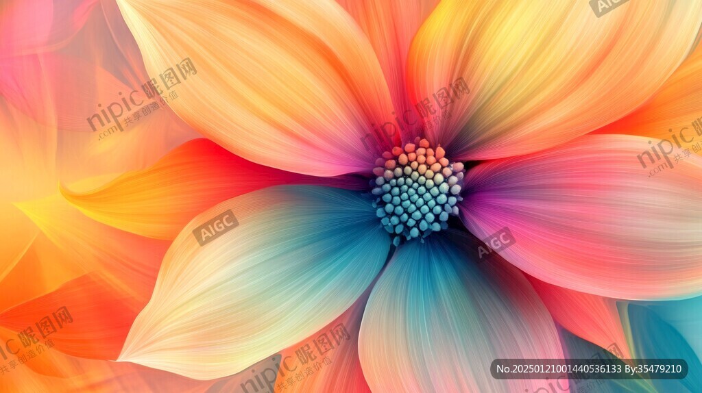 炫彩花朵壁纸