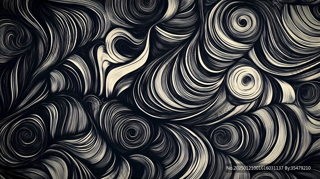 3d印花旋涡背景