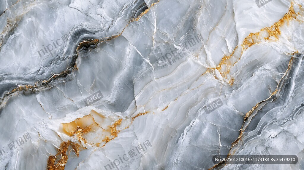 黄蓝相间大理石纹理