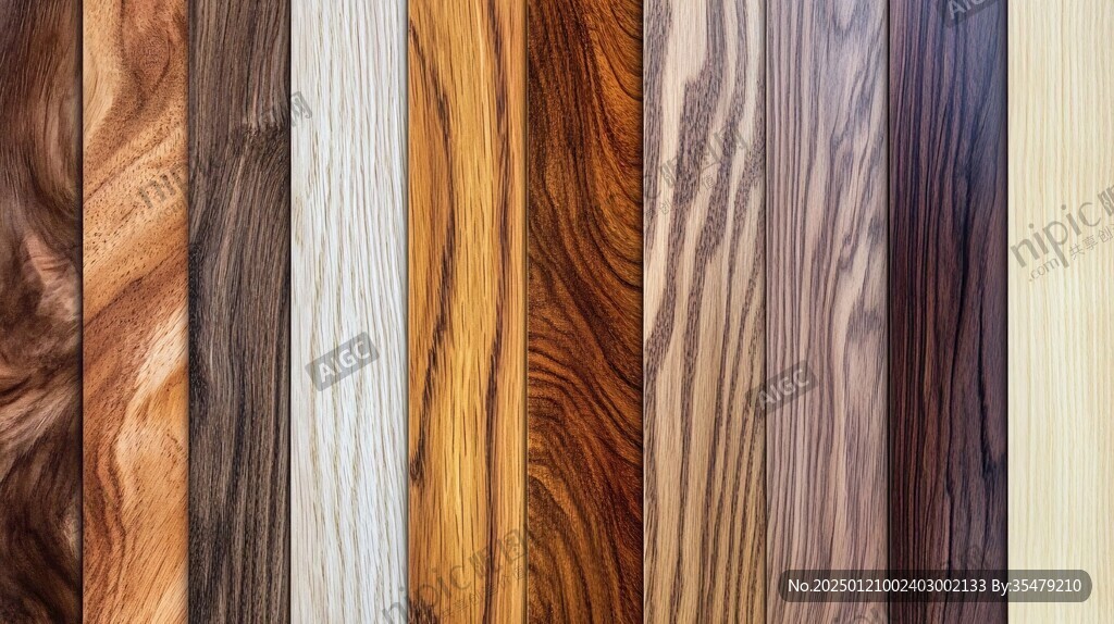 多种颜色木板木材