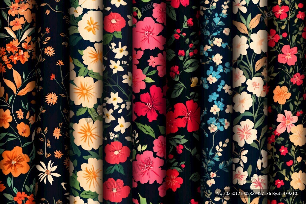 服装印花小碎花花布